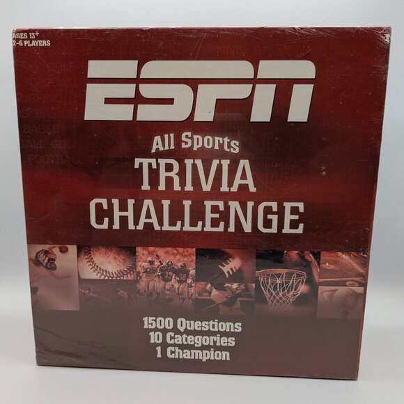 ESPN All Sports Trivia Challenge Game 2005 - New in Shrink Wrap! - Picture 1 of 3